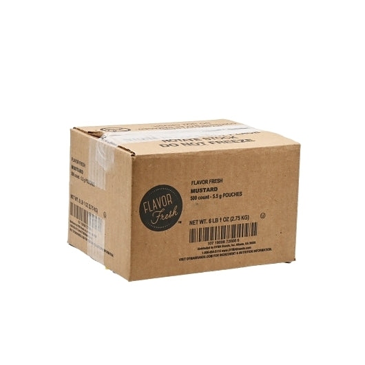 Flavor Fresh Yellow Mustard Single Serve, 500 x 4.5 GR Case - DOT product image 5