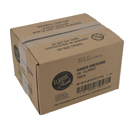 Flavor Fresh Ranch Pouch Dressing Single Serve, 200 x 12 GR Case - DOT product image 5