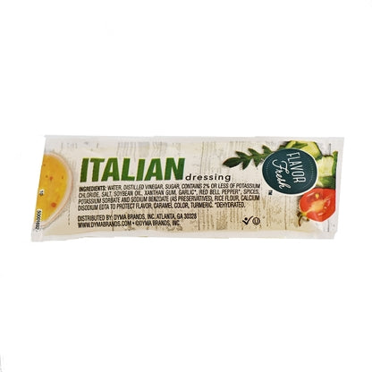 Flavor Fresh Fat Free Italian Dressing Single Serve, 200 x 200 x 12 GR Case - Condiments & Sauces