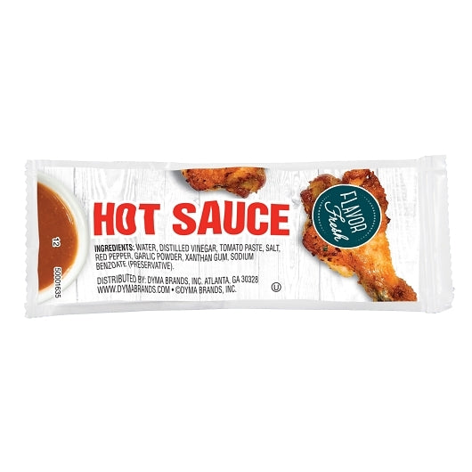 Flavor Fresh Hot Sauce Single Serve, 200 x 200 x 7 GR Case - Condiments & Sauces