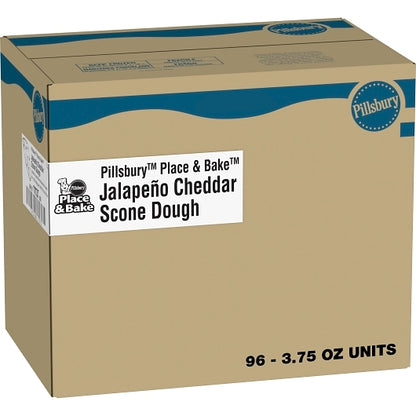 Pillsbury Jalapeno Cheddar Scone Dough, 96 x 3.75 oz Case - Bakery & Desserts