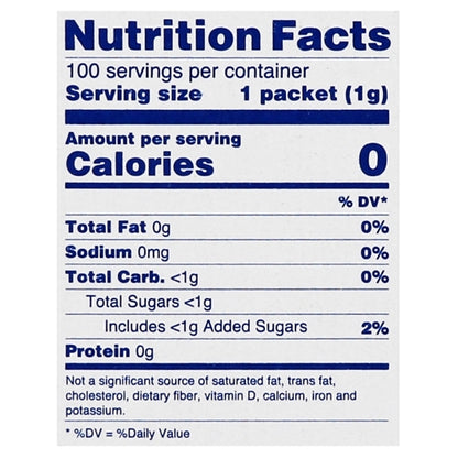 Splenda Packets 100 Count, 12 x 100 ct Case - DOT product image 3