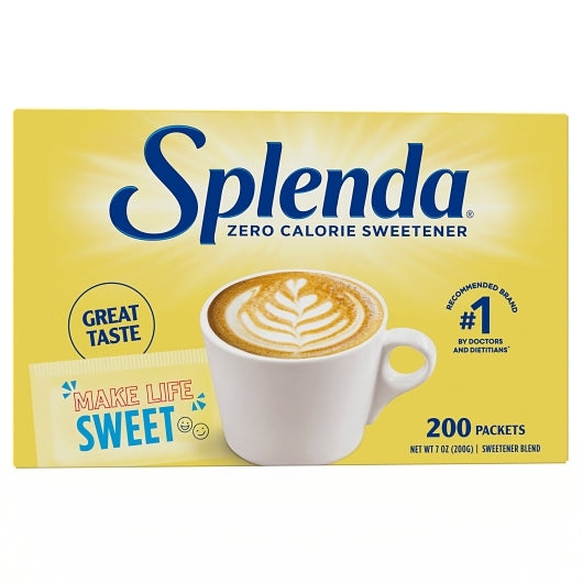 Splenda 200 COUNT, 12 x 200 ct Case - Pantry Ingredients