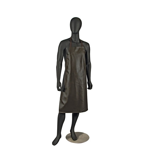 San Jamar Bib Apron, Heavy Duty, Vinyl, Brown, 1 x 1 each Case - Foodservice Apparel - image 2