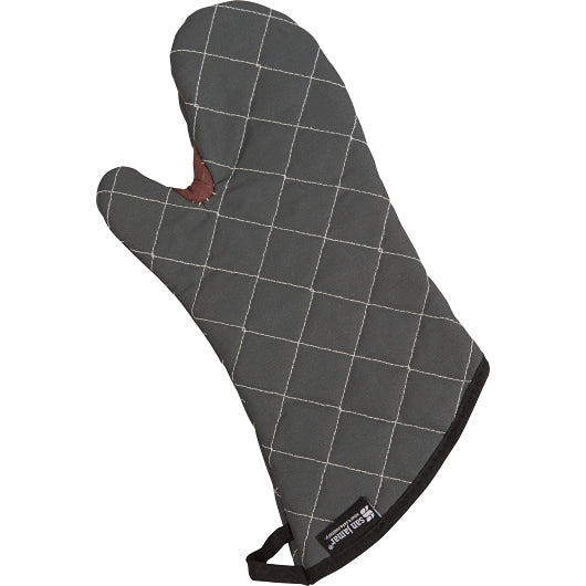 San Jamar Bestguard Kevlar Black 15 Inch Oven Mitt, 1 x 1 PR Case - Bar Towels & Kitchen Textiles - image 2