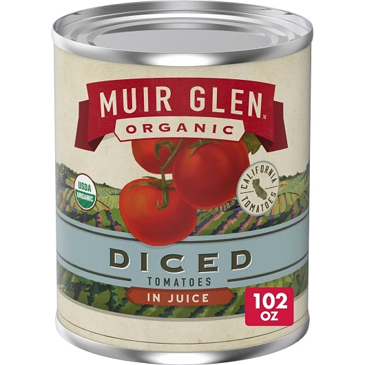 Muir Glen Organic Diced Tomatoes, 6 x 102 oz Case - DOT product image 2