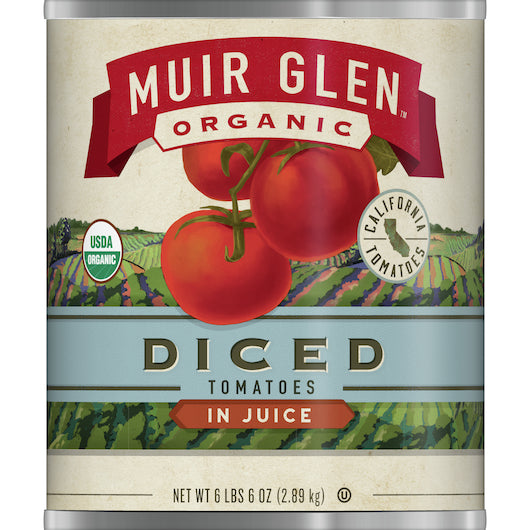 Muir Glen Organic Diced Tomatoes, 6 x 102 oz Case - DOT product image 7
