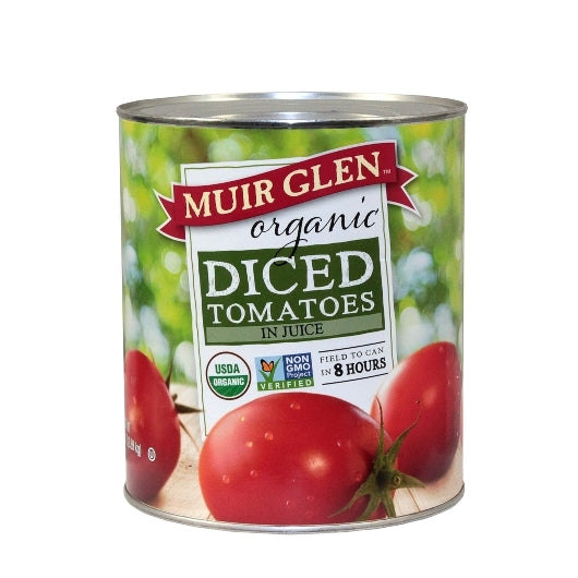 Muir Glen Organic Diced Tomatoes, 6 x 102 oz Case - DOT product image 5