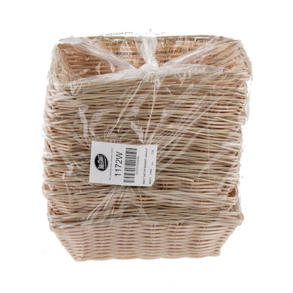 Tablecraft 9 Inch X 6 Inch X 2.5 Inch Rectangle Natural Basket, 1 x 12 each Case - GS1 closed shipping case image
