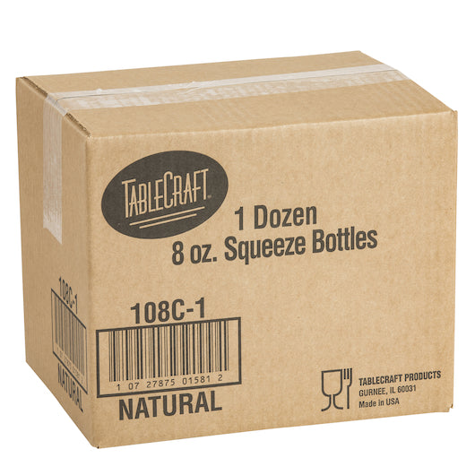 Tablecraft 8 Ounce Natural Dispenser, 1 x 12 each Case - DOT product image 5
