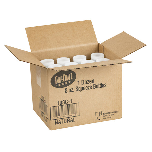 Tablecraft 8 Ounce Natural Dispenser, 1 x 12 each Case - DOT product image 7