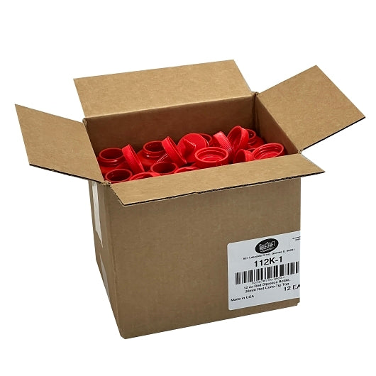 Tablecraft 12 Ounce Red Dispenser Squeeze Bottle, 1 x 12 each Case - DOT product image 5