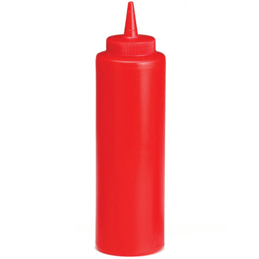 Tablecraft 12 Ounce Red Dispenser Squeeze Bottle, 1 x 12 each Case - DOT product image 7