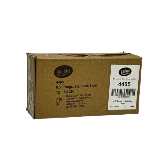 Tablecraft Tongs 6.5 Inch Bar, 1 x 12 each Case - Kitchen Smallware