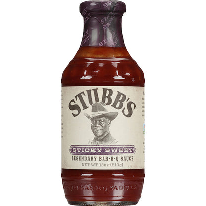 Stubbs Sticky Sweet Bbq Sauce Bottle, 6 x 18 oz Case - DOT product image 5