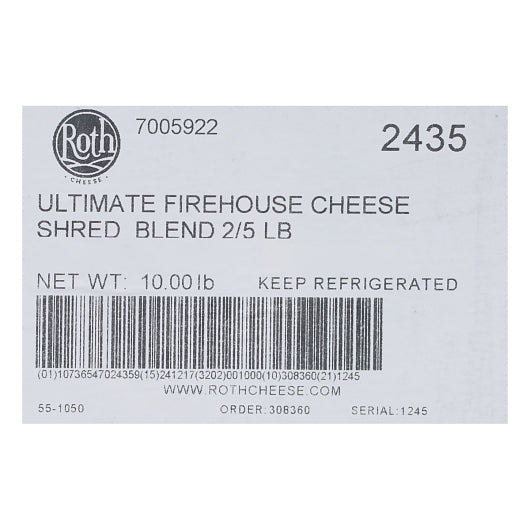 Roth Ultimate Firehouse Shredded Cheese, 2 x 5 lb Case - DOT product image 8