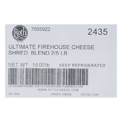 Roth Ultimate Firehouse Shredded Cheese, 2 x 5 lb Case - DOT product image 8