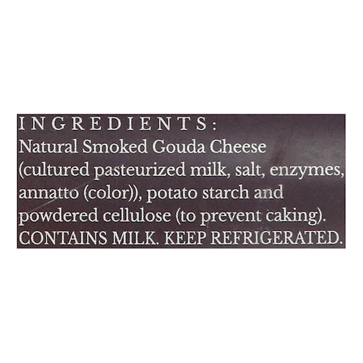 Roth Gouda Smoked Shredded, 4 x 5 lb Case - Cheese & Dairy