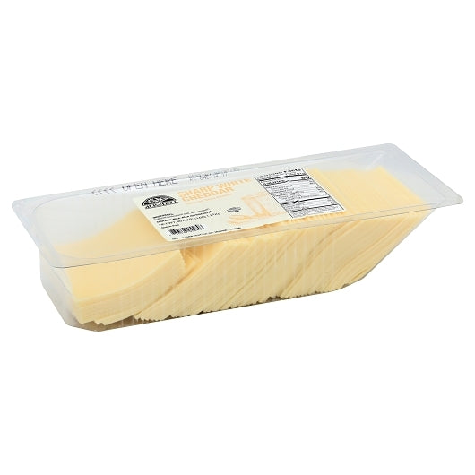 Roth Kase Sharp Slice on Slice Sharp White Cheddar Slices, 4 x 2.5 lb Case - DOT product image 3