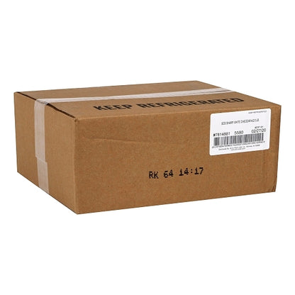 Roth Kase Sharp Slice on Slice Sharp White Cheddar Slices, 4 x 2.5 lb Case - DOT product image 5