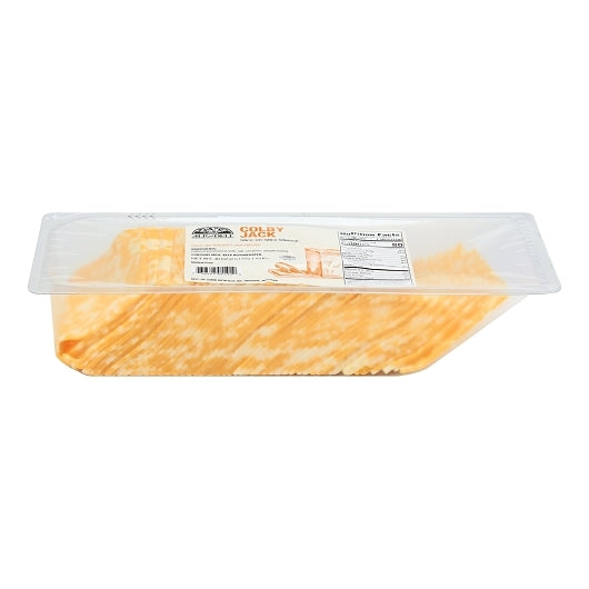 Roth Kase Signatures Colby Jack Sliced Cheese, 4 x 2.5 lb Case - Cheese & Dairy