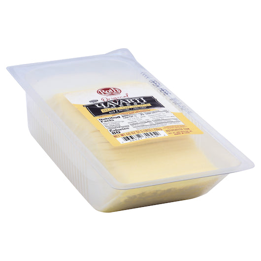 Roth Slice-on-Slice Original Havarti Slice, 4 x 2.5 lb Case - Cheese & Dairy