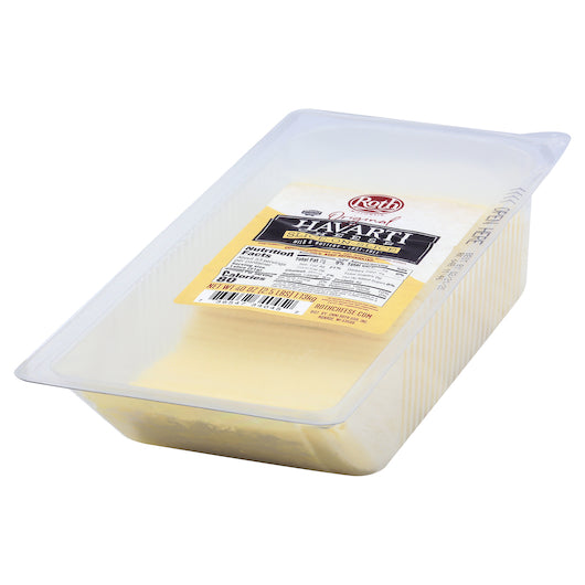 Roth Slice-on-Slice Original Havarti Slice, 4 x 2.5 lb Case - DOT product image 2
