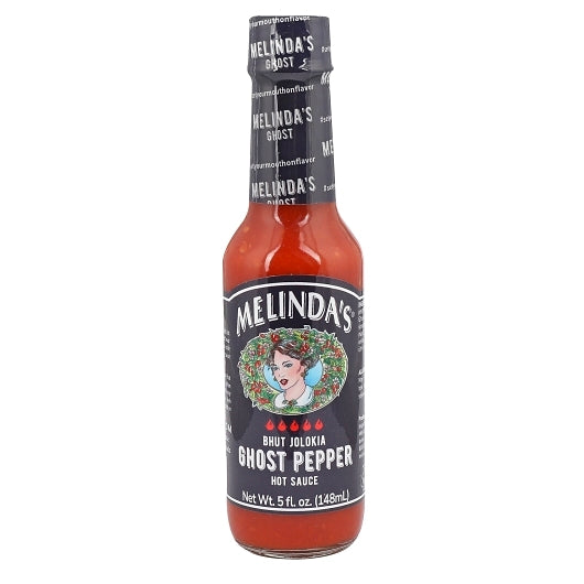 Melinda's Foods Ghost Pepper Hot Sauce, 12 x 5 fl oz Case - Condiments & Sauces