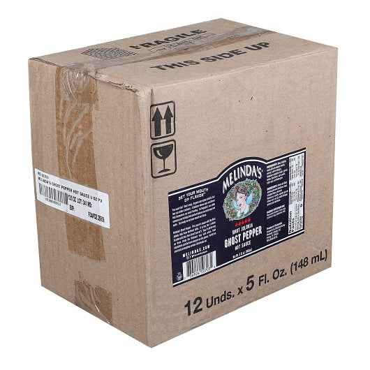 Melinda's Foods Ghost Pepper Hot Sauce, 12 x 5 fl oz Case - DOT product image 4