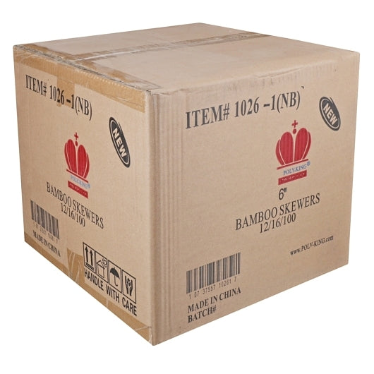 Bamboo Skewer 6 Inch Bamboo Skewers, 12 x 1600 each Case - DOT product image 5