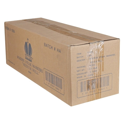 Goldmax Medium Well Steak Wooden Marker, 10 x 500 each Case - DOT product image 4