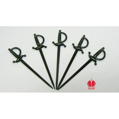 Goldmax Black Sword Pick, 10 x 1000 each Case - Disposable Gloves