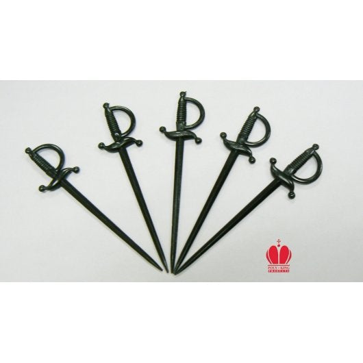 Goldmax Black Sword Pick, 10 x 1000 each Case - Disposable Gloves