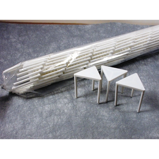 (Price/Case)Goldmax 20431 Stand Pizza Plastic White Box 10-100 C - DOT product image 1
