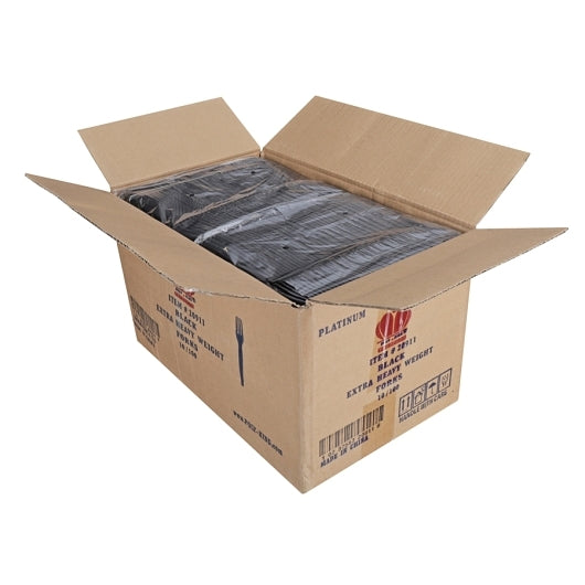 Goldmax Cutlery Heavy Weight Black Fork, 10 x 100 each Case - DOT product image 3