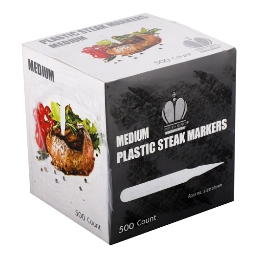 Marker Plastic Steak Medium Steak Plastic Marker, 10 x 500 each Case - DOT product image 2