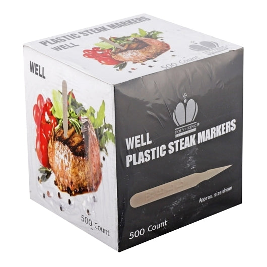 Goldmax Well Steak Plastic Marker, 10 x 500 each Case - DOT product image 2
