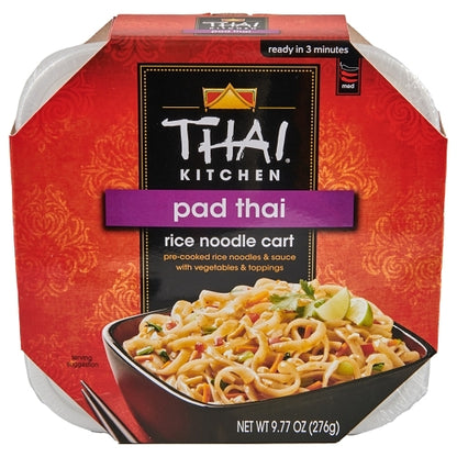 Thai Kitchen Pad Thai Rice Noodle Cart, 6 x 9.77 oz Case - Front/center packaged product image