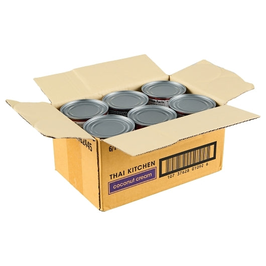 Thai Kitchen COCONUT CREAM, 6 x 13.66 fl oz Case - GS1 open-case image