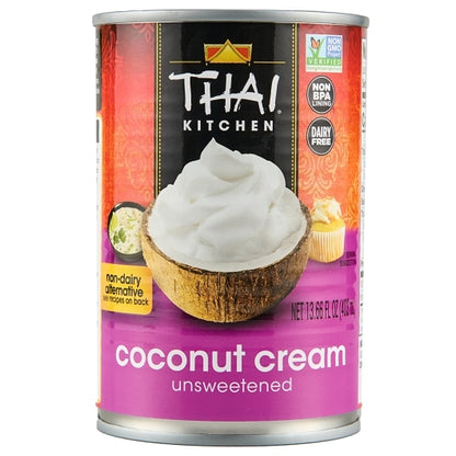 Thai Kitchen COCONUT CREAM, 6 x 13.66 fl oz Case - Front/center packaged product image