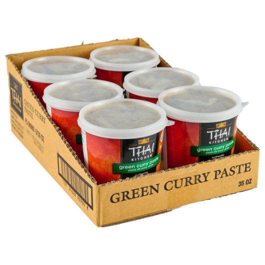 Thai Kitchen Green Curry, 6 x 35 oz Case - GS1 open-case image
