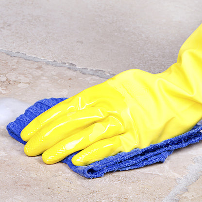 Handgards General Purpose Reusable Yellow Latex Large Glove, 4 x 12 x 12 PR Case - DOT product image 3