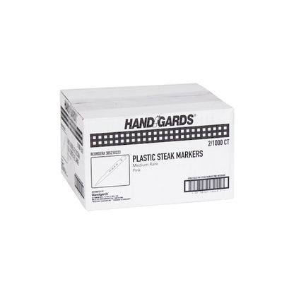 Handgards Pink Medium Rare Plastic Steak Marker, 2 x 1000 x 1000 each Case - DOT product image 3