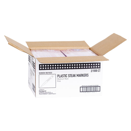 Handgards Pink Medium Rare Plastic Steak Marker, 2 x 1000 x 1000 each Case - DOT product image 5