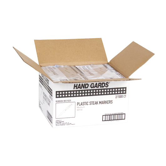 Handgards White Medium Plastic Steak Marker, 2 x 1000 x 1000 each Case - DOT product image 6
