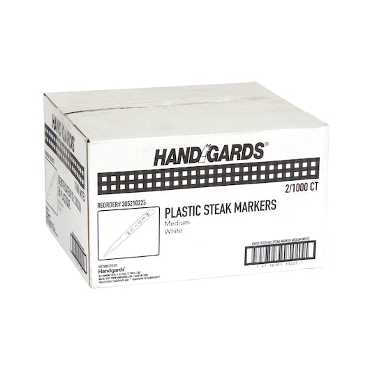 Handgards White Medium Plastic Steak Marker, 2 x 1000 x 1000 each Case - DOT product image 5