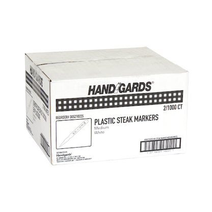 Handgards White Medium Plastic Steak Marker, 2 x 1000 x 1000 each Case - DOT product image 5