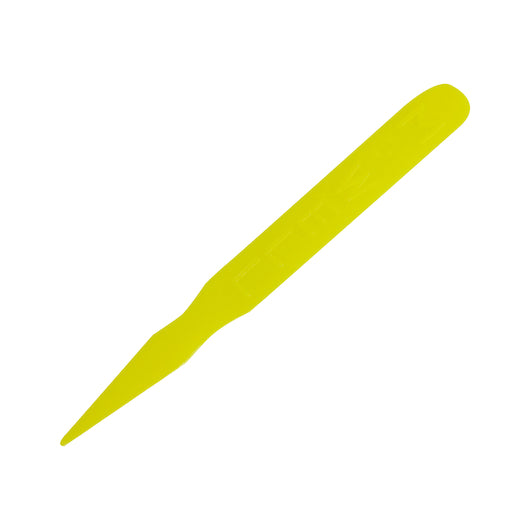 Handgards Yellow Medium Well Plastic Steak Marker, 2 x 1000 x 1000 each Case - Toothpicks & Skewers