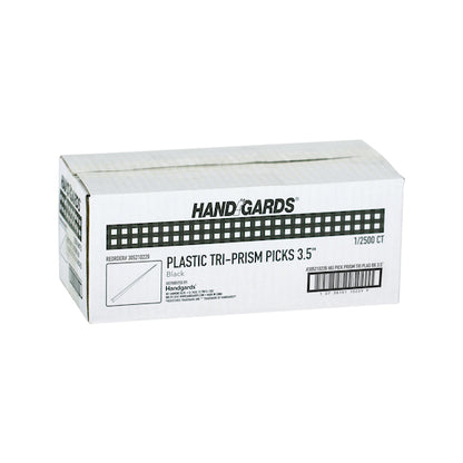 Handgards 3.5 Inch Black Plastic Tri-Prism Pick, 1 x 2500 x 2500 each Case - DOT product image 4