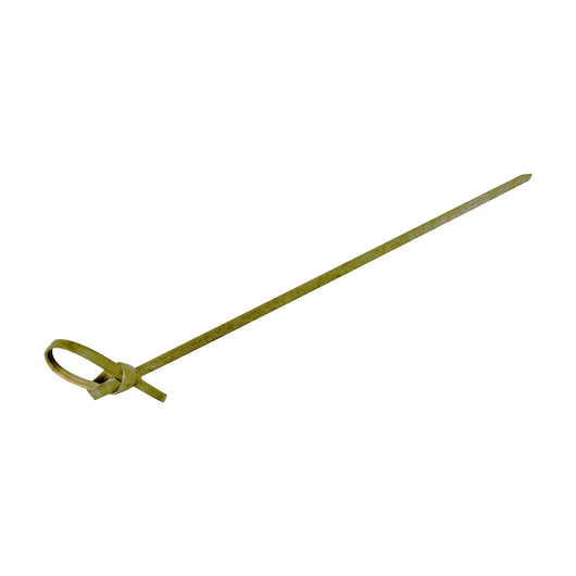 Handgards 4 Inch Wood Bamboo Pick with Knot, 10 x 100 x 100 each Case - Toothpicks & Skewers